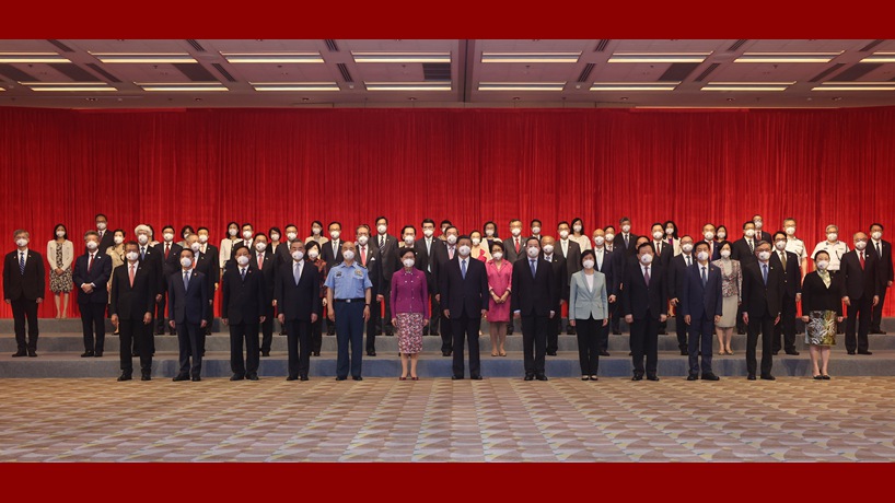 習近平會(huì )見(jiàn)香港特別行政區行政、立法、司法機關(guān)負責人