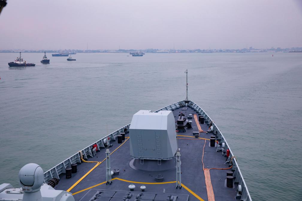 中國海軍第43批護航編隊抵達剛果（布）進(jìn)行友好訪(fǎng)問(wèn)