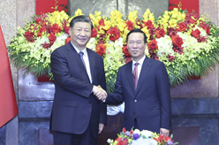 習近平同越南國家主席武文賞舉行會(huì )談