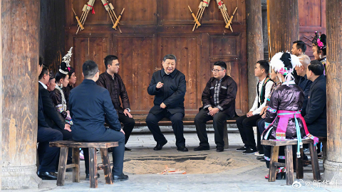 信團鼓樓話(huà)振興，習近平：祝你們的日子越過(guò)越紅火