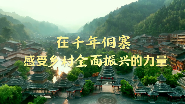 時(shí)政Vlog丨在千年侗寨，感受鄉村全面振興的力量