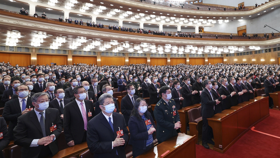 全國政協(xié)十四屆一次會(huì )議舉行第三次全體會(huì )議
